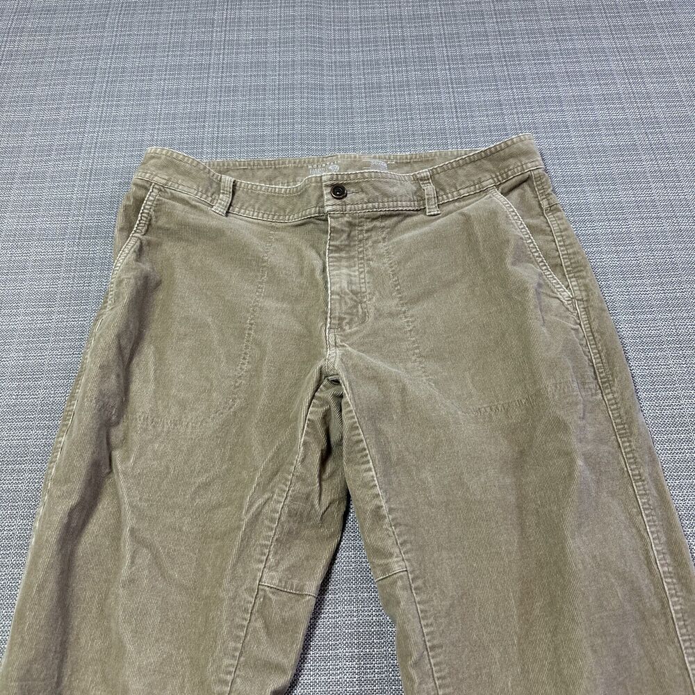 Mountain Hardwear Pants Men 36x30 Corduroy Tan Stretch Outdoor Academia Gorpcore